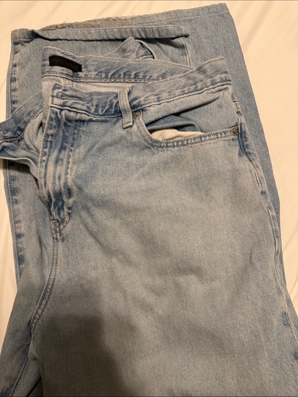 Uniqlo Light Blue Relaxed Women's Jeans
